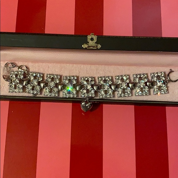 JUICY COUTURE DOGGY COUTURE DIAMOND NECKLACE NEW COLLAR RHINESTONE SWAROVSKI - Picture 9 of 16